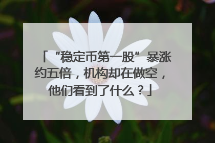 “稳定币第一股”暴涨约五倍，机构却在做空，他们看到了什么？
