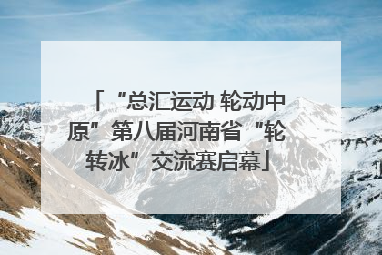 “总汇运动 轮动中原”第八届河南省“轮转冰”交流赛启幕
