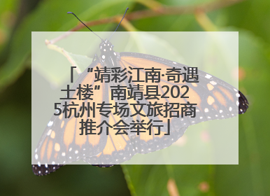 “靖彩江南·奇遇土楼”南靖县2025杭州专场文旅招商推介会举行