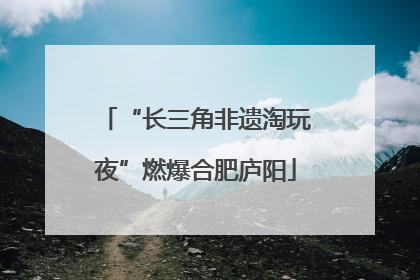 “长三角非遗淘玩夜”燃爆合肥庐阳
