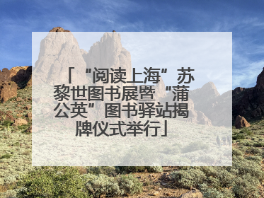 “阅读上海”苏黎世图书展暨“蒲公英”图书驿站揭牌仪式举行