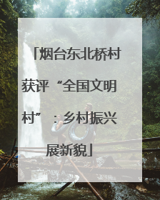 烟台东北桥村获评“全国文明村”：乡村振兴展新貌
