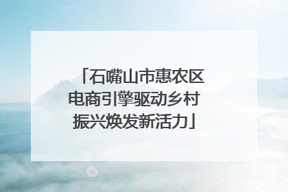 石嘴山市惠农区电商引擎驱动乡村振兴焕发新活力