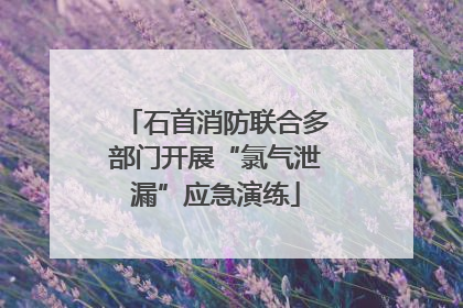 石首消防联合多部门开展“氯气泄漏”应急演练