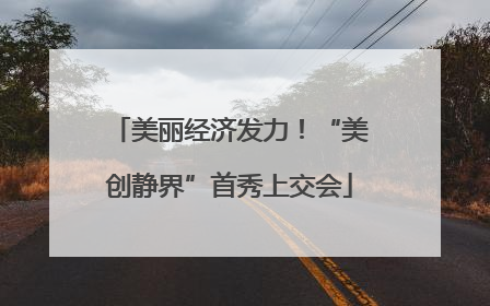 美丽经济发力！“美创静界”首秀上交会