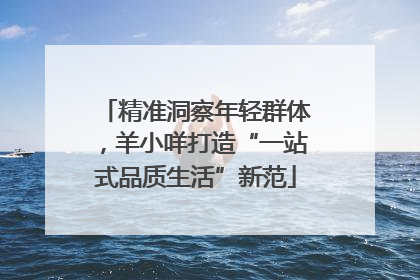 精准洞察年轻群体，羊小咩打造“一站式品质生活”新范