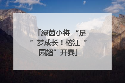 绿茵小将 “足”梦成长！榕江“园超”开赛