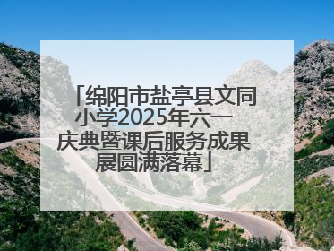 绵阳市盐亭县文同小学2025年六一庆典暨课后服务成果展圆满落幕