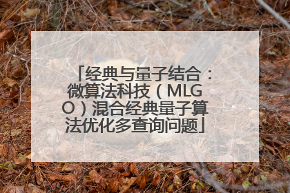 经典与量子结合：微算法科技（MLGO）混合经典量子算法优化多查询问题