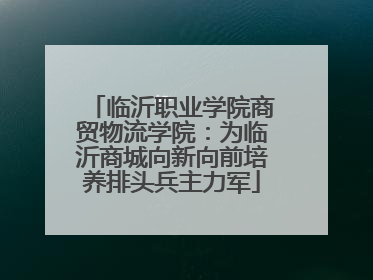 临沂职业学院商贸物流学院：为临沂商城向新向前培养排头兵主力军