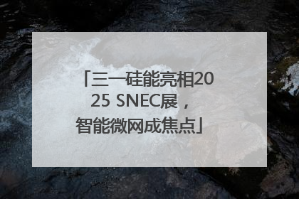 三一硅能亮相2025 SNEC展，智能微网成焦点
