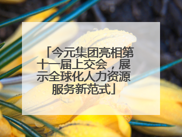 今元集团亮相第十一届上交会，展示全球化人力资源服务新范式