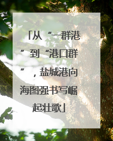 从“一群港”到“港口群”，盐城港向海图强书写崛起壮歌