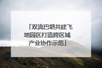 双流巴塘共建飞地园区打造跨区域产业协作示范