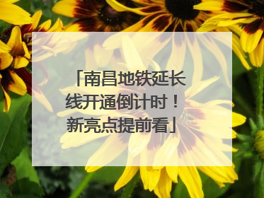 南昌地铁延长线开通倒计时！新亮点提前看