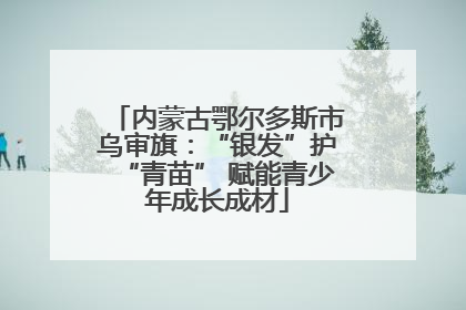 内蒙古鄂尔多斯市乌审旗:“银发”护“青苗” 赋能青少年成长成材
