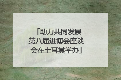 助力共同发展 第八届进博会座谈会在土耳其举办