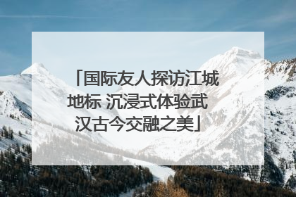 国际友人探访江城地标 沉浸式体验武汉古今交融之美