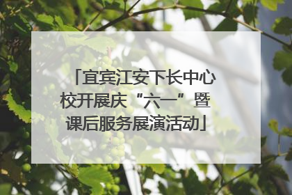 宜宾江安下长中心校开展庆“六一”暨课后服务展演活动