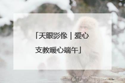 天眼影像｜爱心支教暖心端午