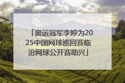 奥运冠军李婷为2025中国网球巡回赛临汾网球公开赛助兴