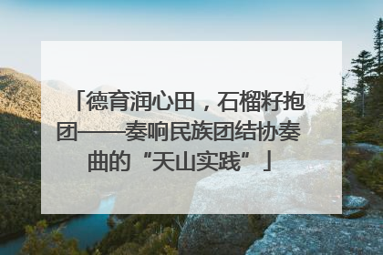德育润心田，石榴籽抱团——奏响民族团结协奏曲的“天山实践”