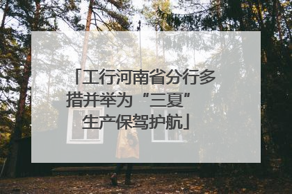 工行河南省分行多措并举为“三夏” 生产保驾护航