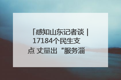 感知山东记者谈｜17184个民生支点 丈量出“服务淄博”的文明温度