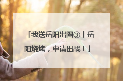 我送岳阳出圈③丨岳阳烧烤，申请出战！