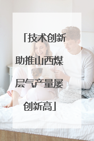 技术创新助推山西煤层气产量屡创新高