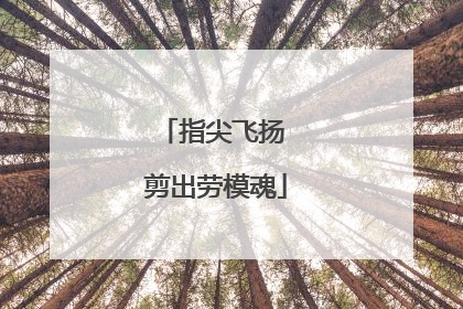 指尖飞扬 剪出劳模魂