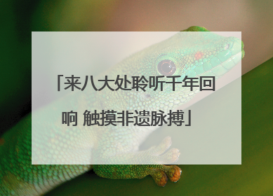 来八大处聆听千年回响 触摸非遗脉搏