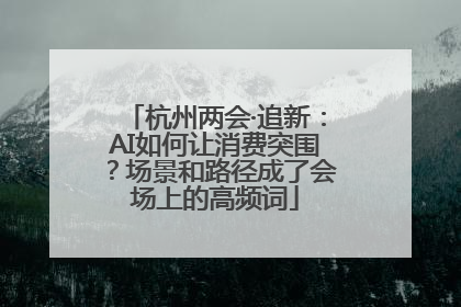 杭州两会·追新：AI如何让消费突围？场景和路径成了会场上的高频词