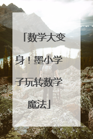数学大变身！墨小学子玩转数学魔法