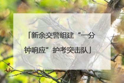 新余交警组建“一分钟响应”护考突击队