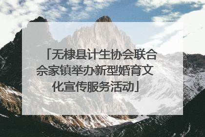 无棣县计生协会联合佘家镇举办新型婚育文化宣传服务活动
