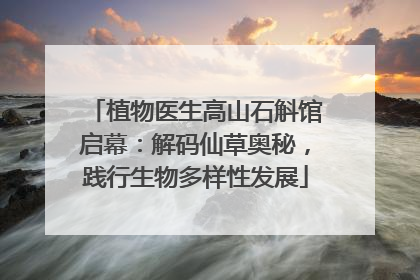 植物医生高山石斛馆启幕：解码仙草奥秘，践行生物多样性发展
