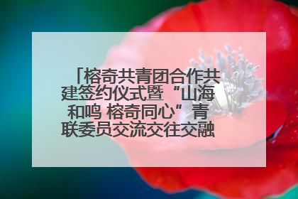 榕奇共青团合作共建签约仪式暨“山海和鸣 榕奇同心”青联委员交流交往交融活动在福州举行