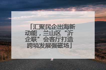 汇聚民企出海新动能，兰山区“沂企联”会客厅打造跨境发展强磁场