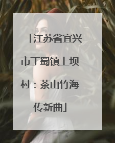 江苏省宜兴市丁蜀镇上坝村：茶山竹海传新曲