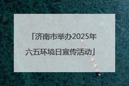 济南市举办2025年六五环境日宣传活动