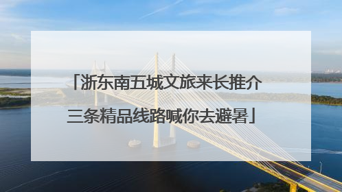 浙东南五城文旅来长推介 三条精品线路喊你去避暑