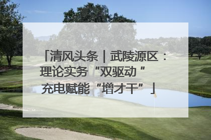 清风头条｜武陵源区：理论实务“双驱动 ” 充电赋能“增才干”