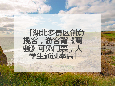 湖北多景区创意揽客，游客背《离骚》可免门票，大学生通过率高