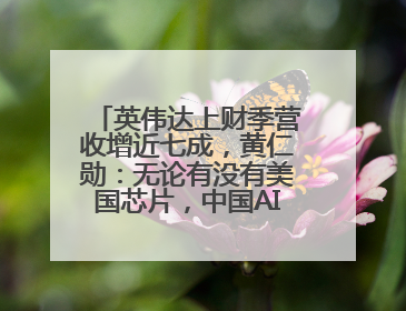 英伟达上财季营收增近七成，黄仁勋：无论有没有美国芯片，中国AI行业将继续前进