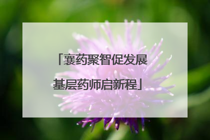 襄药聚智促发展 基层药师启新程