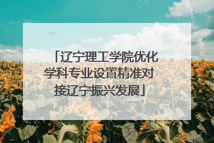 辽宁理工学院优化学科专业设置精准对接辽宁振兴发展