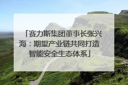 赛力斯集团董事长张兴海：期望产业链共同打造智能安全生态体系