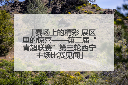 赛场上的精彩 展区里的惊喜——第二届“青超联赛”第三轮西宁主场比赛见闻