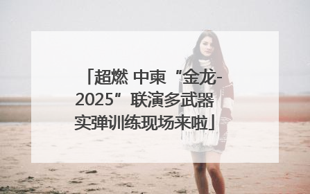 超燃 中柬“金龙-2025”联演多武器实弹训练现场来啦